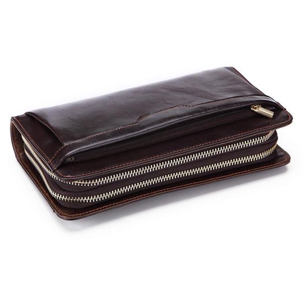 zipper men clutch bag fashion genuine leather long purse men's wallet male casual handy wallets, Red;black
zipper men clutch bag fashion genuine leather long purse men's wallet male casual handy wallets, Red;black