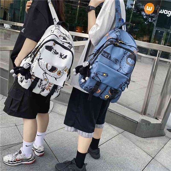 korean harajuku male and female student schoolbag couple 2021 new fashion graffiti leisure travel backpack
korean harajuku male and female student schoolbag couple 2021 new fashion graffiti leisure travel backpack