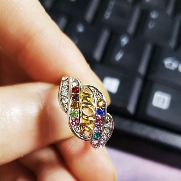 wedding rings fashion charms gold color mother's day mom for women zircon stone gift ring jewelry, Slivery;golden
wedding rings fashion charms gold color mother's day mom for women zircon stone gift ring jewelry, Slivery;golden