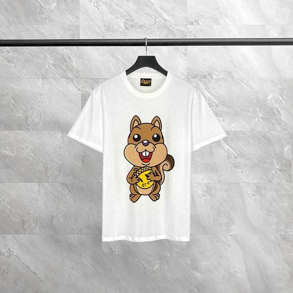 men's t-shirts version drew house mascot squirrel tee men women couples basic t-shirt hiphop streetwear t shirt, White;black
men's t-shirts version drew house mascot squirrel tee men women couples basic t-shirt hiphop streetwear t shirt, White;black
