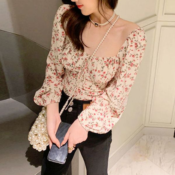 blouses elegant printed blouses women long sleeve square collar froal office ladies loose shirts casual korean style 2021 summer, White
blouses elegant printed blouses women long sleeve square collar froal office ladies loose shirts casual korean style 2021 summer, White