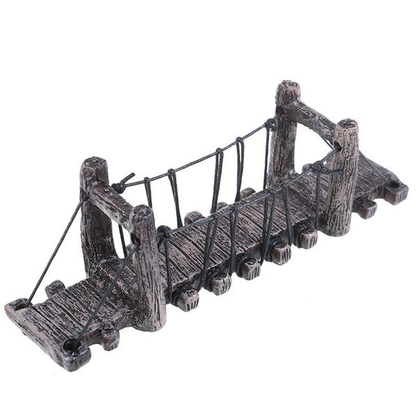 decorations antique high imitation landscape resin rope bridge ornaments for aquarium tank decoration
decorations antique high imitation landscape resin rope bridge ornaments for aquarium tank decoration