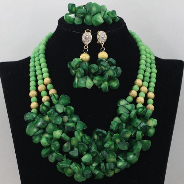 earrings & necklace trendy gold accessory bridal bib set fantastic african wedding coral beads jewelry for women abh502, Silver
earrings & necklace trendy gold accessory bridal bib set fantastic african wedding coral beads jewelry for women abh502, Silver