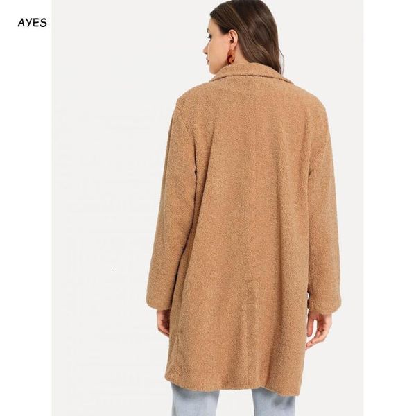 Women's Wool & Blends Women Long Woolen Coat Lapel Collar Casual Basic Bleen Double Breasted Jacket Oversized Office Lady Outwear F6CC, Black
Women's Wool & Blends Women Long Woolen Coat Lapel Collar Casual Basic Bleen Double Breasted Jacket Oversized Office Lady Outwear F6CC, Black