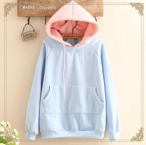 women's & sweatshirts fashion women pale green patchwork hoodie long sleeve cute contrast hooded sweatshirt fall pocket drawstring, Black
women's & sweatshirts fashion women pale green patchwork hoodie long sleeve cute contrast hooded sweatshirt fall pocket drawstring, Black