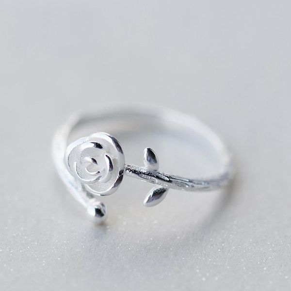 cluster rings mloveacc 100% 925 solid real sterling silver jewelry rose flower opening adjustable finger ring size 5 6 7 for teen girl women, Golden;silver
cluster rings mloveacc 100% 925 solid real sterling silver jewelry rose flower opening adjustable finger ring size 5 6 7 for teen girl women, Golden;silver