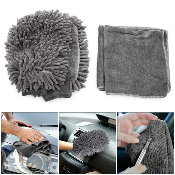 car sponge 2x double-sided chenille wash washing cleaning glove + microfiber towel clean and polish remove stubborn dirt
car sponge 2x double-sided chenille wash washing cleaning glove + microfiber towel clean and polish remove stubborn dirt