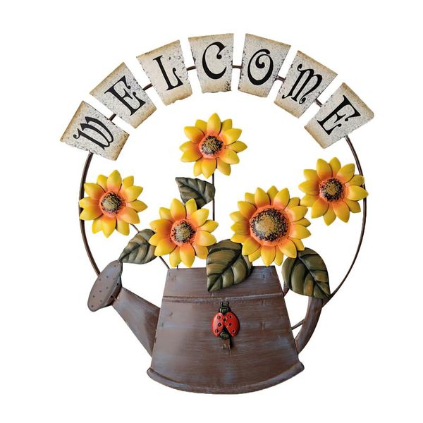 garden decorations hanging sunflower sign welcome signs metal decor outside hand-painted plaque for front door
garden decorations hanging sunflower sign welcome signs metal decor outside hand-painted plaque for front door