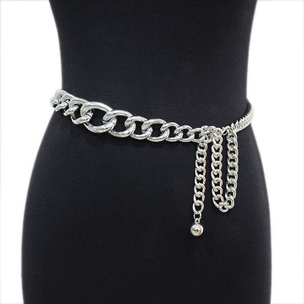 belts women's belt casual decoration punk chain metal thin waist match with coat, Black;brown
belts women's belt casual decoration punk chain metal thin waist match with coat, Black;brown