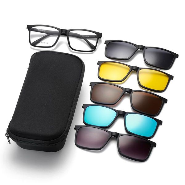 outdoor eyewear retro glasses frame with 5 clip sleeve mirror magnetic absorption polarized sunglasses large square for men 12126
outdoor eyewear retro glasses frame with 5 clip sleeve mirror magnetic absorption polarized sunglasses large square for men 12126