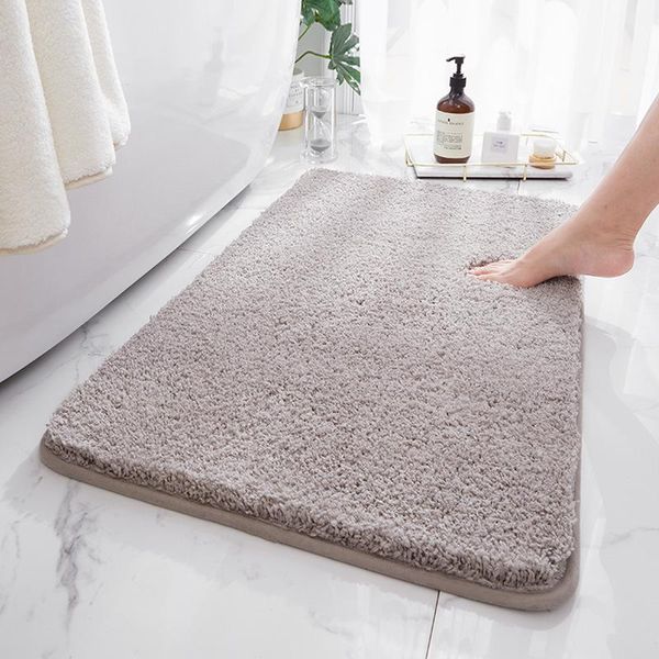 thicken shaggy bath mat water absorbent bathroom carpet rug non slip floor shower room doormat home indoor outdoor door mats
thicken shaggy bath mat water absorbent bathroom carpet rug non slip floor shower room doormat home indoor outdoor door mats
