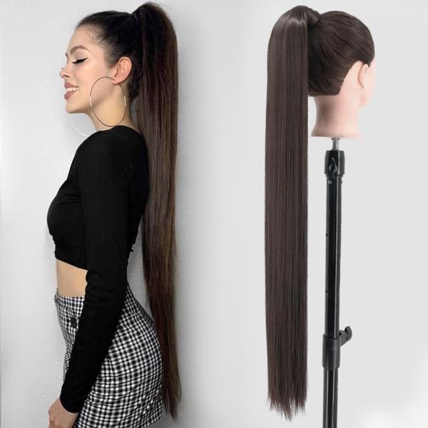 synthetic wigs merisihair 34 inch hair fiber heat-resistant curly with ponytail fake chip-in pony tail, Black
synthetic wigs merisihair 34 inch hair fiber heat-resistant curly with ponytail fake chip-in pony tail, Black