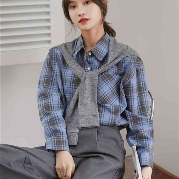women's two piece pants 2 blue buffalo plaid long sleeve shirt women button up collar casual korean fashion clothing 2f6g, White
women's two piece pants 2 blue buffalo plaid long sleeve shirt women button up collar casual korean fashion clothing 2f6g, White