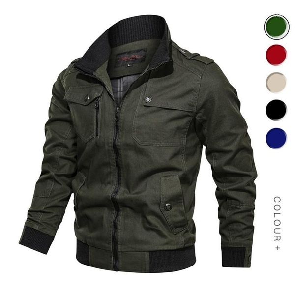 men's jackets 2021 spring and autumn cotton military jacket windbreaker coat locomotive pocket casual top, Black;brown
men's jackets 2021 spring and autumn cotton military jacket windbreaker coat locomotive pocket casual top, Black;brown
