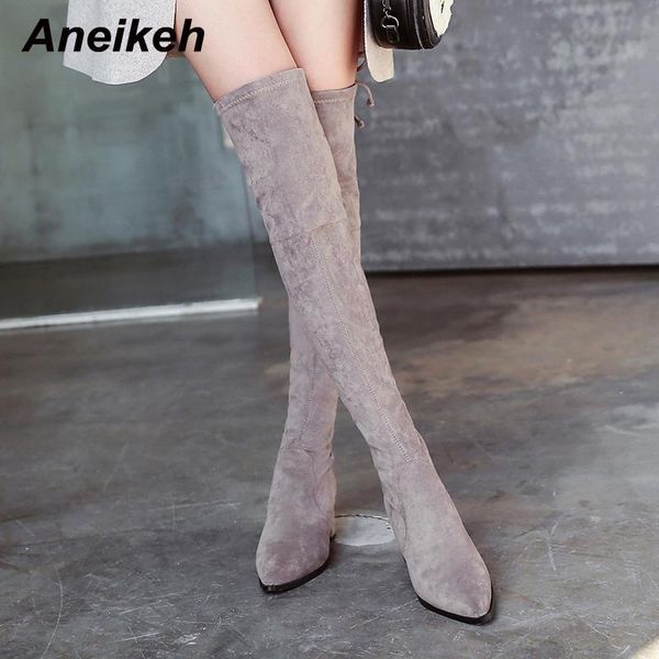 boots aneikeh ladies lace-up 6cm square heels sewing flock warm women 2021 spring pointed toe solid zipper shoes party, Black
boots aneikeh ladies lace-up 6cm square heels sewing flock warm women 2021 spring pointed toe solid zipper shoes party, Black