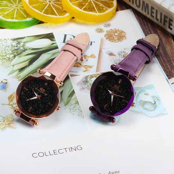 wristwatches woman gradient dial wristwatch fashion leather band analog quartz round leisure alloy starry sky wrist watches 21903, Slivery;brown
wristwatches woman gradient dial wristwatch fashion leather band analog quartz round leisure alloy starry sky wrist watches 21903, Slivery;brown