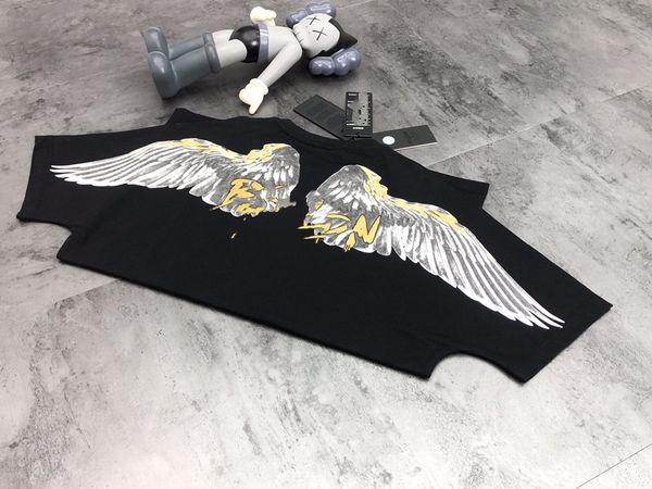 short 2021 tide brand tracksuits new ink eagle wings sleeve t-shirt is soft, comfortable and breathable, Gray
short 2021 tide brand tracksuits new ink eagle wings sleeve t-shirt is soft, comfortable and breathable, Gray