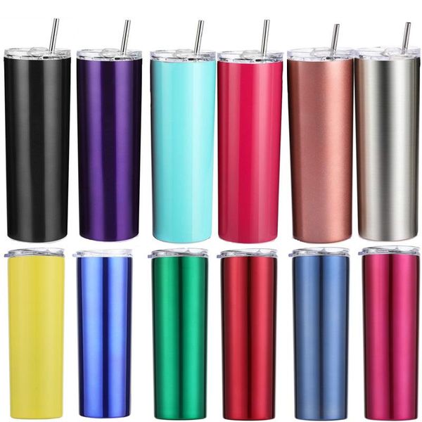 mugs selling 20 oz skinny tumbler double wall vacuum insulated stainless steel cups in bulk with lid and straw
mugs selling 20 oz skinny tumbler double wall vacuum insulated stainless steel cups in bulk with lid and straw