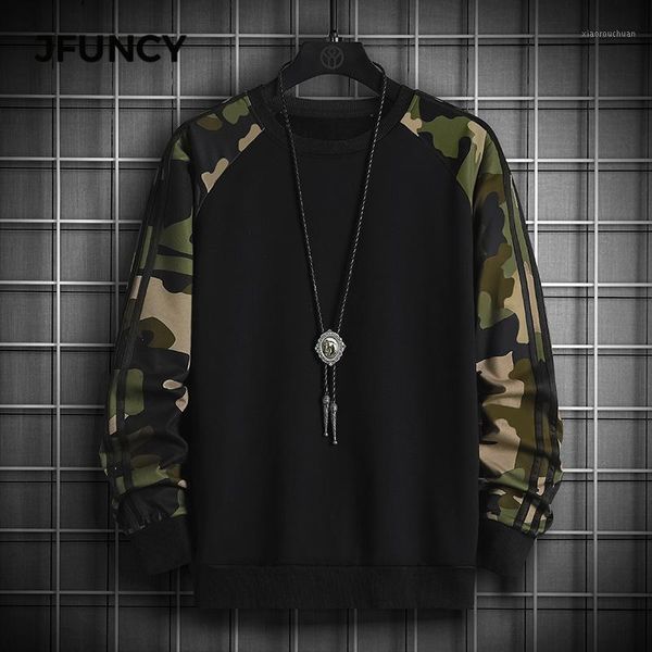 men's hoodies & sweatshirts jfuncy 2021 autumn sweatshirt for men camouflage long sleeve oversized o-neck pullover male streetwear man, Black
men's hoodies & sweatshirts jfuncy 2021 autumn sweatshirt for men camouflage long sleeve oversized o-neck pullover male streetwear man, Black