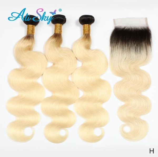 human hair bulks ali sky brazilian body wave extensions 10-24 inch 1b/613 blonde remy weaving 3 bundles with lace closure, Black
human hair bulks ali sky brazilian body wave extensions 10-24 inch 1b/613 blonde remy weaving 3 bundles with lace closure, Black
