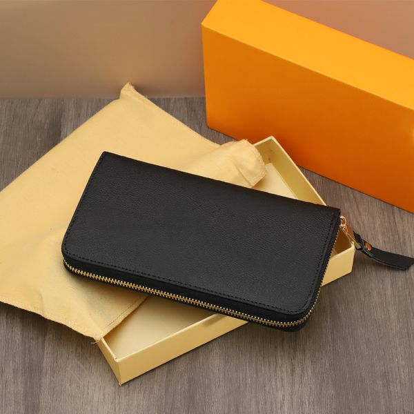 Top luxury high quality women's Long Leather Wallet Credit Card Zipper Wallet, Black
Top luxury high quality women's Long Leather Wallet Credit Card Zipper Wallet, Black