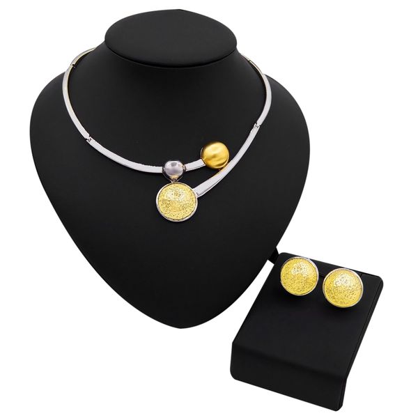 yulaili fashion dubai gold jewellery vintage african beads necklace stud earring bridal jewelry sets wedding accessories, Black
yulaili fashion dubai gold jewellery vintage african beads necklace stud earring bridal jewelry sets wedding accessories, Black