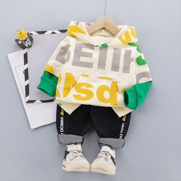 kids clothes hooded spring boys outfits color stitching long sleeved trousers sports suit 2 pieces baby costume children, White
kids clothes hooded spring boys outfits color stitching long sleeved trousers sports suit 2 pieces baby costume children, White