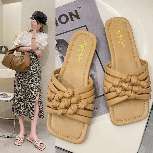 slippers fashion women 2021 summer flat-bottomed comfortable casual all-match women's sandals and, Black
slippers fashion women 2021 summer flat-bottomed comfortable casual all-match women's sandals and, Black