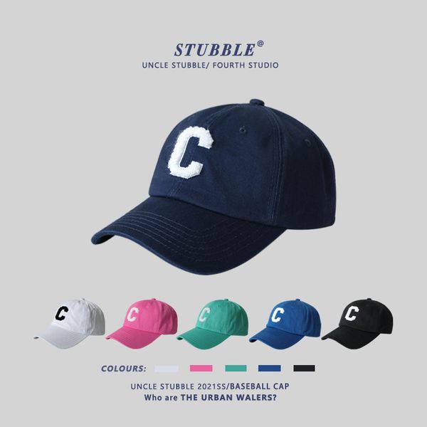 lisa's same big c baseball cap korean version net red navy shade duck tongue student couple soft top, Black;white
lisa's same big c baseball cap korean version net red navy shade duck tongue student couple soft top, Black;white