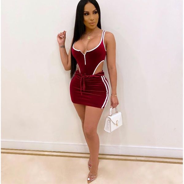 women's tracksuits bonjean velvet bodysuits skirts suits hollow out clothes two piece set 2021 plus size clothing club outfits for wome, Gray
women's tracksuits bonjean velvet bodysuits skirts suits hollow out clothes two piece set 2021 plus size clothing club outfits for wome, Gray
