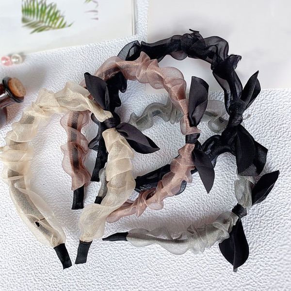 fashion organza headbands new mesh thin hairband solid color non-slip hair hoop head band for women girls hair accessories, Silver
fashion organza headbands new mesh thin hairband solid color non-slip hair hoop head band for women girls hair accessories, Silver