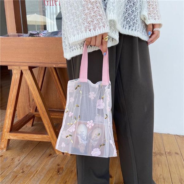 evening bags female flower embroidery hand bag organza casual tote mesh shopping woman handbags flowers
evening bags female flower embroidery hand bag organza casual tote mesh shopping woman handbags flowers