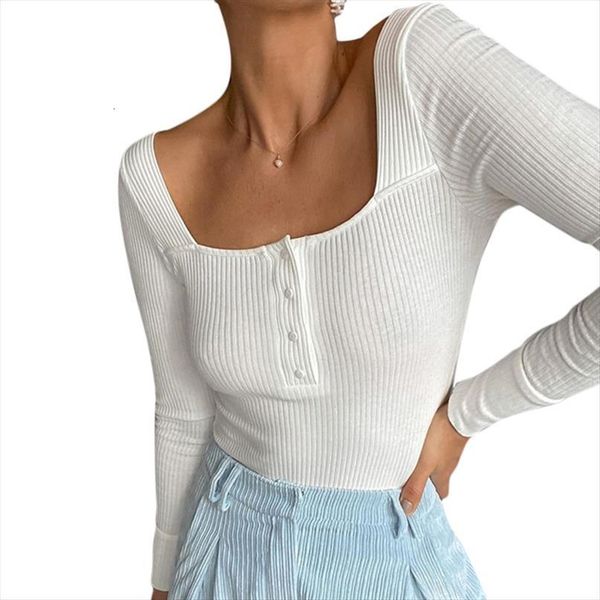 autumn long sleeve ribbed knit womens jumpsuits bodysuit square neck buttons bodycon leotard solid color basic playsuit top, Black;white
autumn long sleeve ribbed knit womens jumpsuits bodysuit square neck buttons bodycon leotard solid color basic playsuit top, Black;white