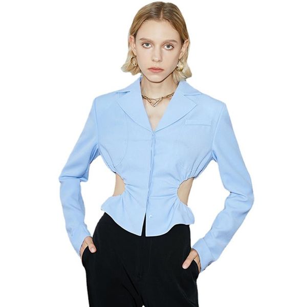 women's suits & blazers womens blue hollow out short women elegant lapel long sleeve loose fit jackets fashion tide spring autumn 2021, White;black
women's suits & blazers womens blue hollow out short women elegant lapel long sleeve loose fit jackets fashion tide spring autumn 2021, White;black
