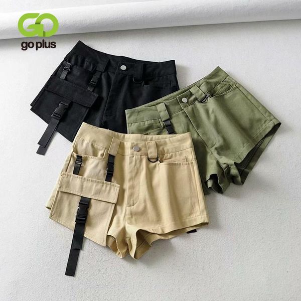 high waist wide leg cargo shorts women 2021 summer safari style khaki black green streetwear casual female women's, White;black
high waist wide leg cargo shorts women 2021 summer safari style khaki black green streetwear casual female women's, White;black
