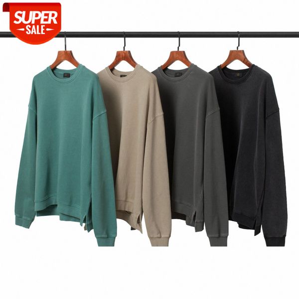 retro wash water distressed low split terry round neck sweater street loose couple #yb65, Black
retro wash water distressed low split terry round neck sweater street loose couple #yb65, Black