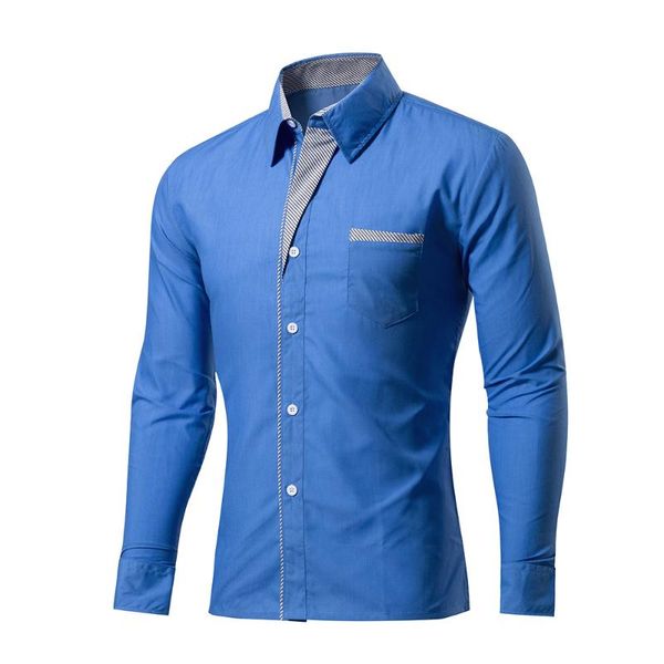 men's casual shirts men shirt brand male long sleeve hit color slim fit man dress european size 4xl, White;black
men's casual shirts men shirt brand male long sleeve hit color slim fit man dress european size 4xl, White;black
