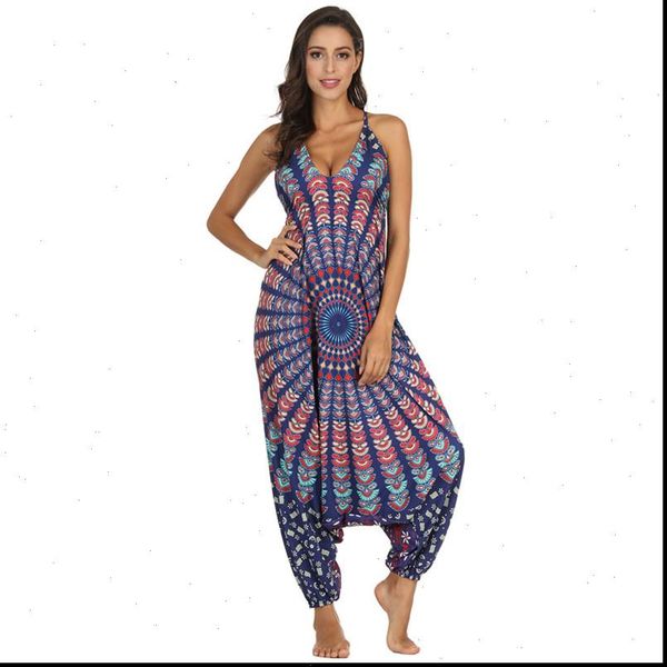 bohemian loose sarouel women romper backless pop print harem bloomers summer hippie jumpsuits, Black;white
bohemian loose sarouel women romper backless pop print harem bloomers summer hippie jumpsuits, Black;white