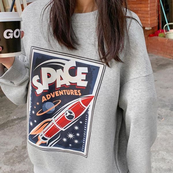 women's hoodies & sweatshirts women loose plus velvet cotton long sleeve printing fashion 2021 autumn korean couples sweatshirt size 3x, Black
women's hoodies & sweatshirts women loose plus velvet cotton long sleeve printing fashion 2021 autumn korean couples sweatshirt size 3x, Black