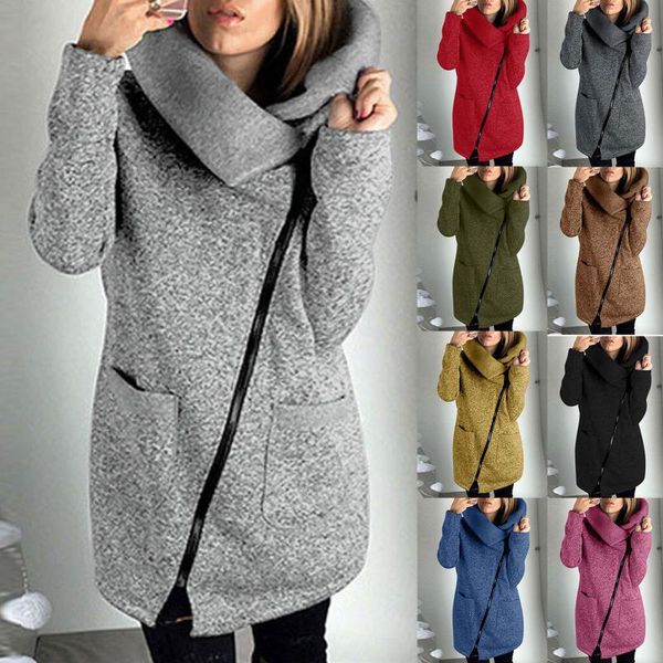 women's jackets plus size fashion turtleneck jacket coat casual warm zipper pockets coats overcoat female winter long sleeve womens out, Black;brown
women's jackets plus size fashion turtleneck jacket coat casual warm zipper pockets coats overcoat female winter long sleeve womens out, Black;brown