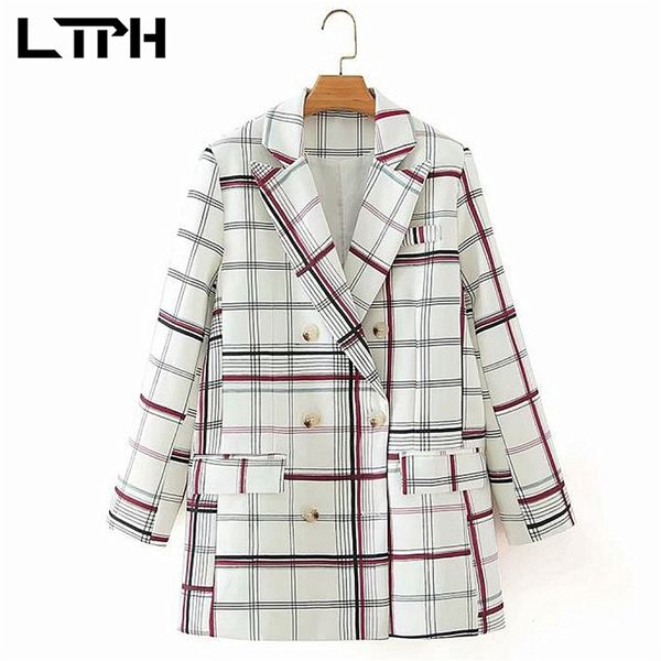 ltph vintage big plaid blazers double breasted women blazer coat fashion business casual long sleeve jackets autumn 210423, White;black
ltph vintage big plaid blazers double breasted women blazer coat fashion business casual long sleeve jackets autumn 210423, White;black