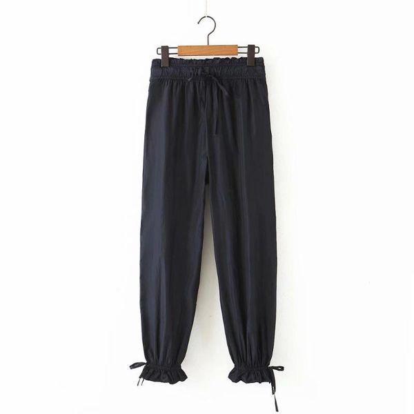 women's pants & capris 2021 women fashion basic black elastic waist pockets pleats female casual loose trousers ruffles pantalones muje, Black;white
women's pants & capris 2021 women fashion basic black elastic waist pockets pleats female casual loose trousers ruffles pantalones muje, Black;white