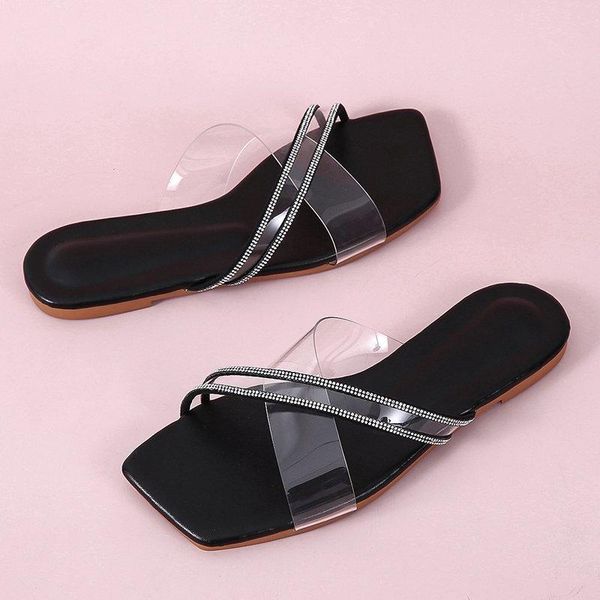 summer fashion women's shoes flat with slippers pvc leisure outside classics shallow bling british style golden, Black
summer fashion women's shoes flat with slippers pvc leisure outside classics shallow bling british style golden, Black