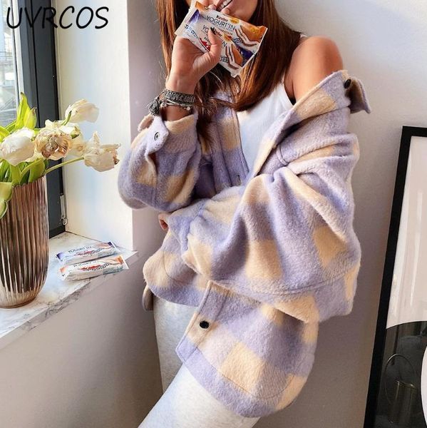 women's wool & blends fashion oversize woolen coat women pladi jackets vintage y2k long sleeve jacket and ladies outerwear 2021 streetw, Black
women's wool & blends fashion oversize woolen coat women pladi jackets vintage y2k long sleeve jacket and ladies outerwear 2021 streetw, Black