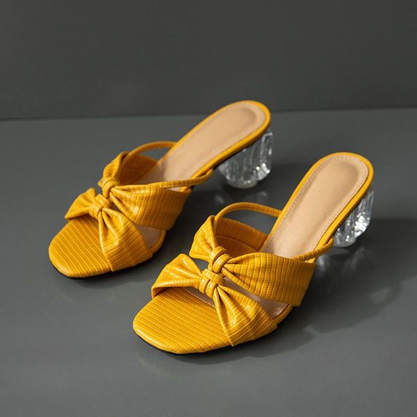 slippers rimocy fashion bow clear high heels shoes woman open toe leather sandals women 2021 non slip ladies slides 34-43, Black
slippers rimocy fashion bow clear high heels shoes woman open toe leather sandals women 2021 non slip ladies slides 34-43, Black