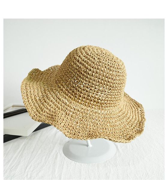 wide brim hats fashion foldable straw hat women summer 2021 beach sun cap bucket breathable protection visor ladies sunhat, Blue;gray
wide brim hats fashion foldable straw hat women summer 2021 beach sun cap bucket breathable protection visor ladies sunhat, Blue;gray