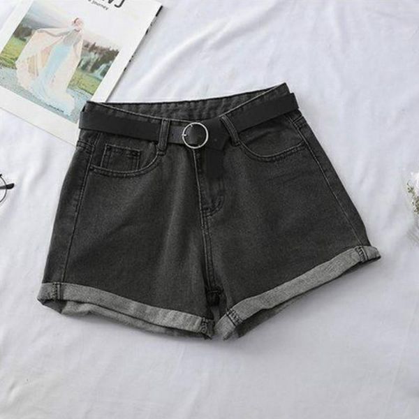 women's shorts women chic all-match korean casual basic simple harajuku teens denim trouser loose wide-leg short clothing, White;black
women's shorts women chic all-match korean casual basic simple harajuku teens denim trouser loose wide-leg short clothing, White;black