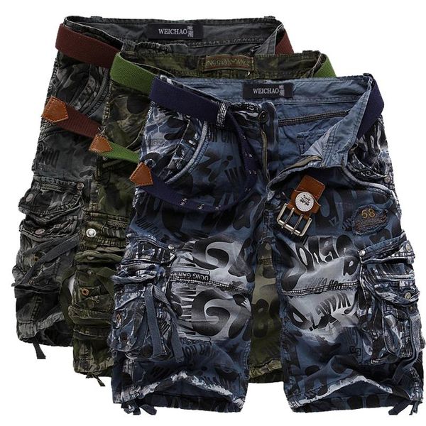 summer army men casual shorts men's camouflage overalls beach cotton mens cargo baggy, White;black
summer army men casual shorts men's camouflage overalls beach cotton mens cargo baggy, White;black
