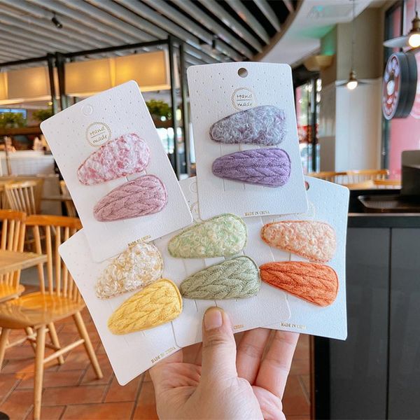 hair accessories 2 pcs korean children's headdress simple cute plush water drop bb clip fashion sweet girl baby hairpins, Slivery;white
hair accessories 2 pcs korean children's headdress simple cute plush water drop bb clip fashion sweet girl baby hairpins, Slivery;white