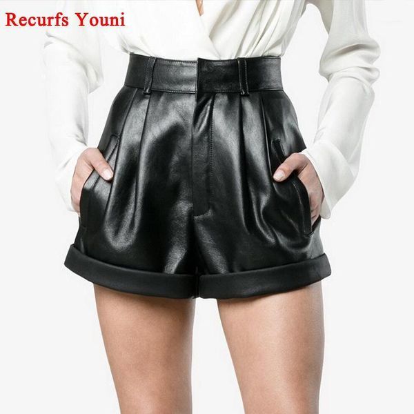 women's shorts 2021 winter women european/american fashion genuine leather real lambskin high waist flanging wide leg trousers boots1, White;black
women's shorts 2021 winter women european/american fashion genuine leather real lambskin high waist flanging wide leg trousers boots1, White;black